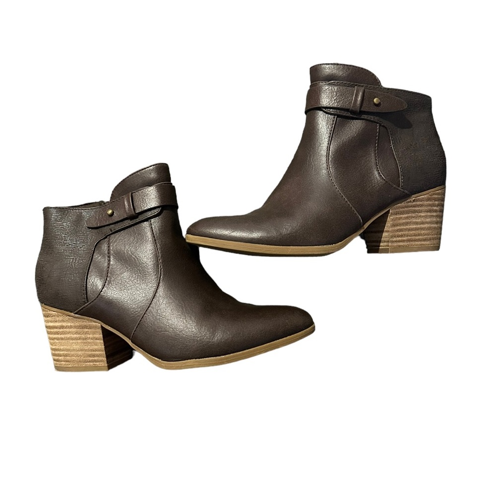 BearTraps ankle booties brown fall women’s size 7